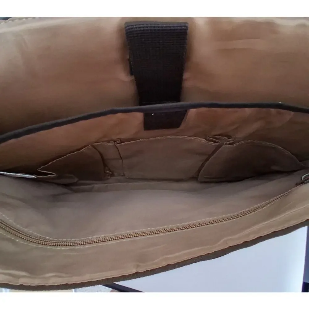 Solo Vintage Leather Laptop Cross Body Messenger Bag